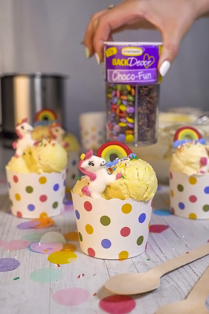 Kremowe lody waniliowe