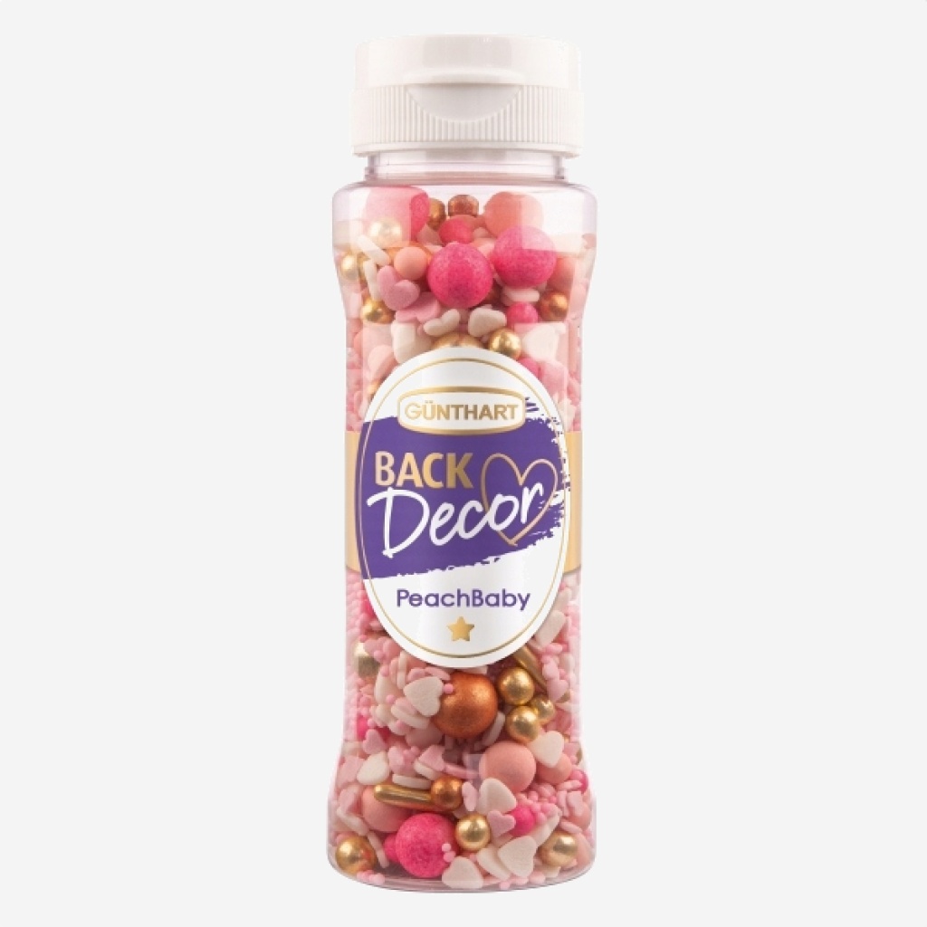 POSYPKA PEACH BABY - RÓŻOWA 110 g Miękka, Chrupiąca, z czekoladą