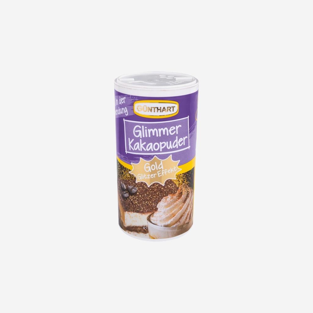 Puder kakaowy z efektem złotego brokatu, 100 g
