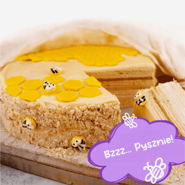 Jadalne, cukrowe pszczółki, 15 sztuk - obrazek 2