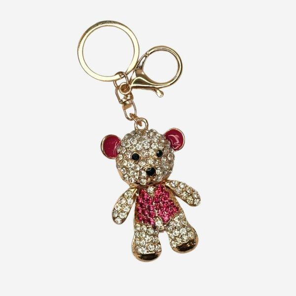 CZEKOLADOWY PREZENT PRALINY PREMIUM Z BRELOKIEM TEDDY - RÓŻOWY - obrazek 3