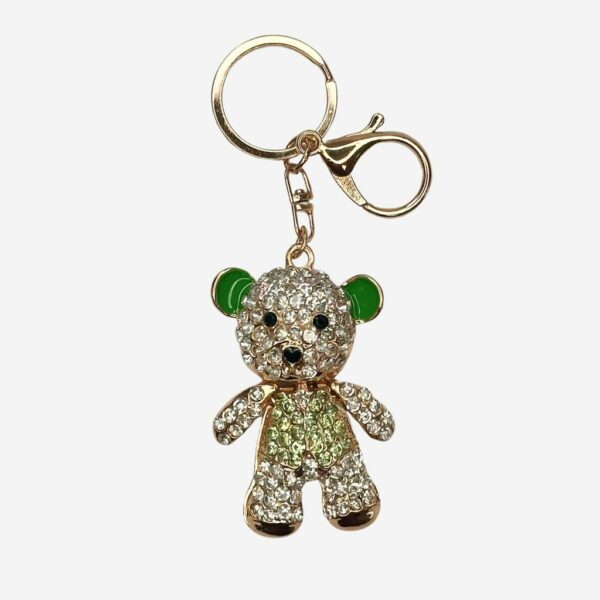 CZEKOLADOWY PREZENT PRALINY PREMIUM Z BRELOKIEM TEDDY - ZIELONY - obrazek 4