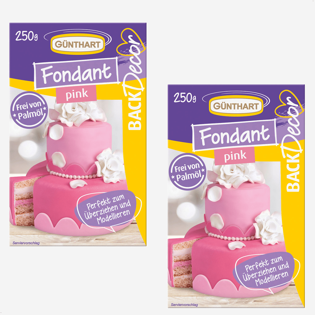 Różowa Masa Cukrowa, 250 g / Gotowa do użycia / Bez oleju palmowego