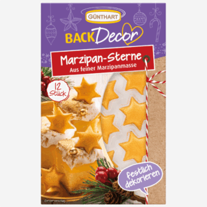 Złote Gwiazdki Marcepanowe, 12 szt