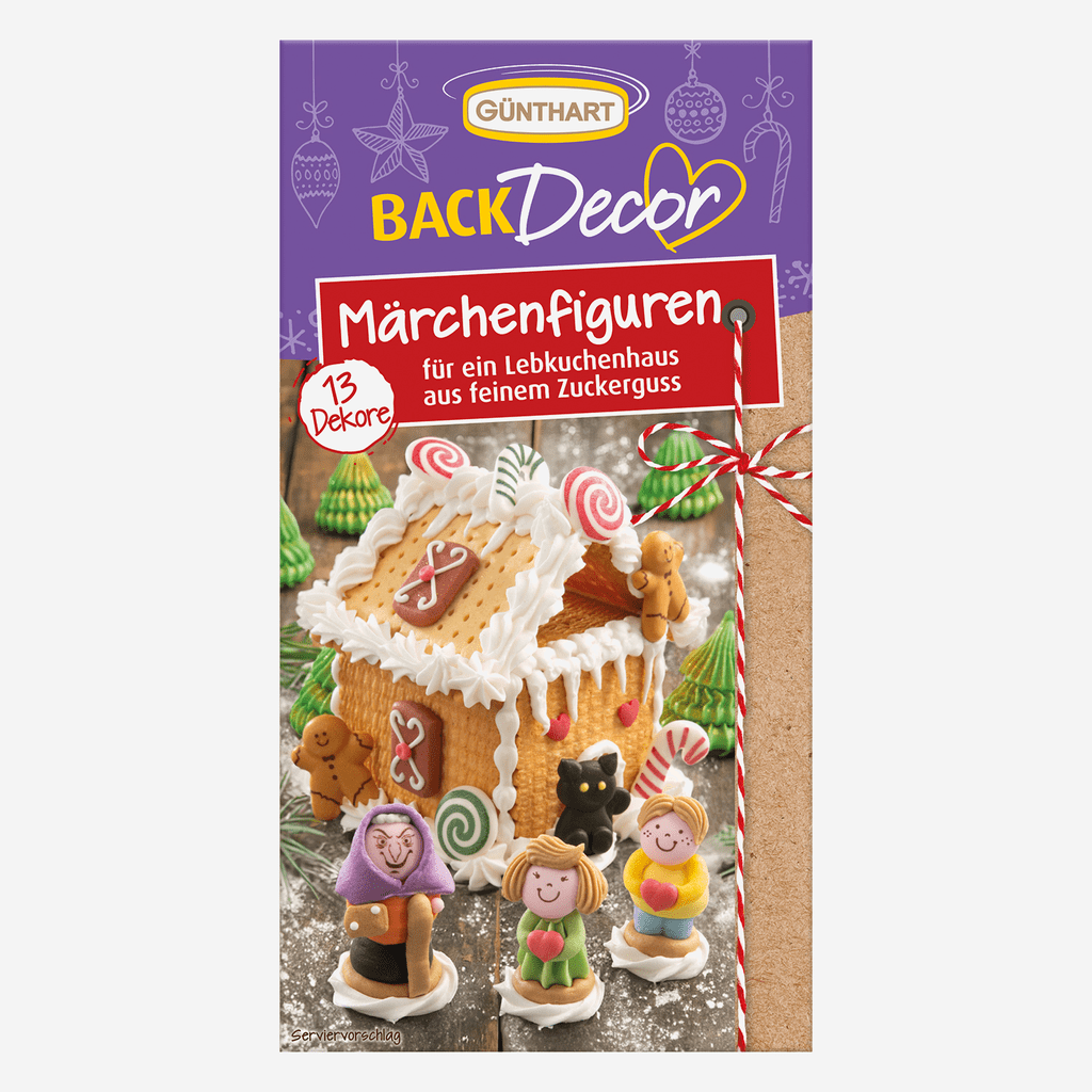 Zestaw Figurek do Piernikowego Domku z Masy Cukrowej, 13 szt