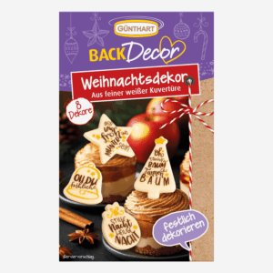 Dekoracje Świąteczne z Delikatnej Białej Czekolady , 8 szt