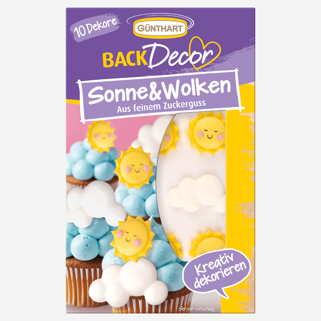 Cukrowe Słońca i Chmurki, 10 szt