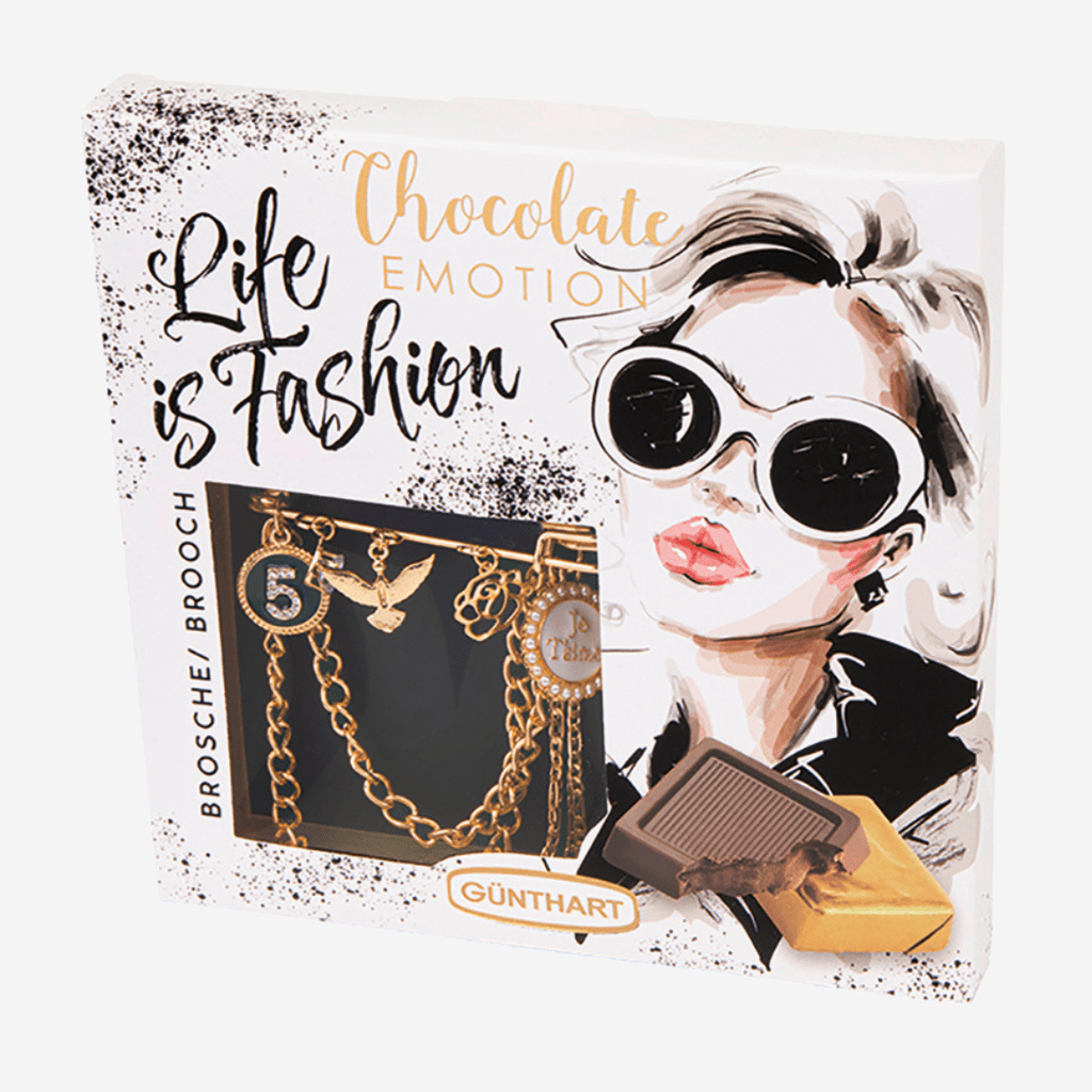 Modna Broszka z Pralinami