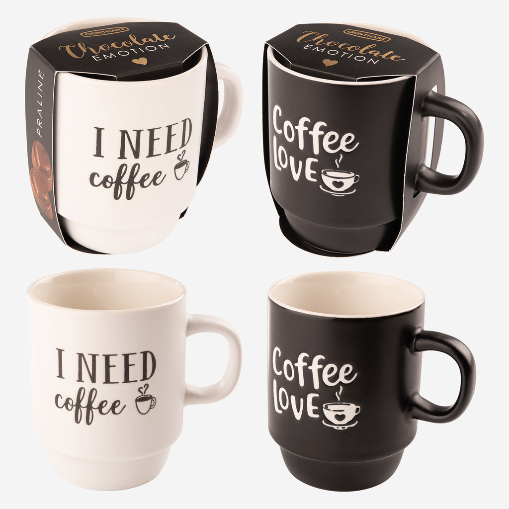 Kubek Ceramiczny z Napisami „I need Coffee” lub „Coffee love” - obrazek 6