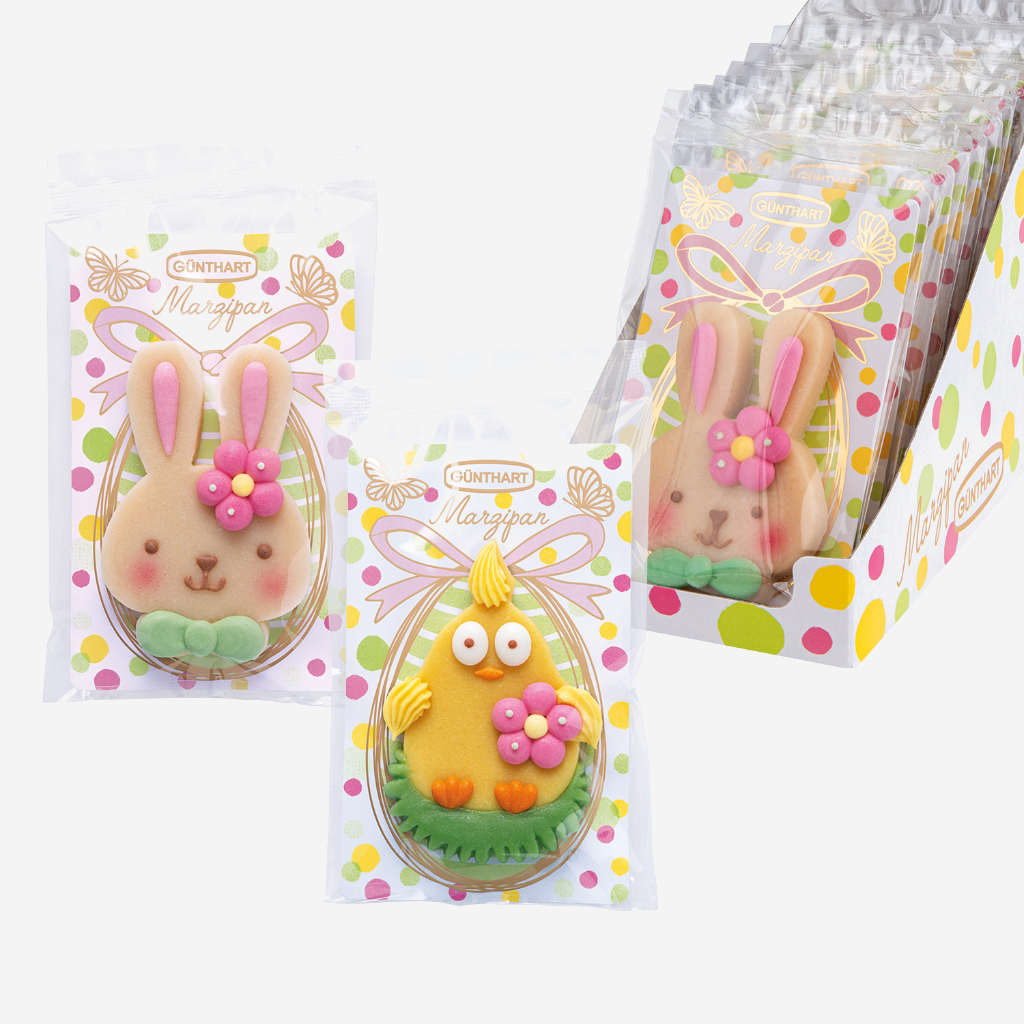 Wielkanocne Figurki z Marcepanu – Królik lub Kurczaczek 1 sztuka