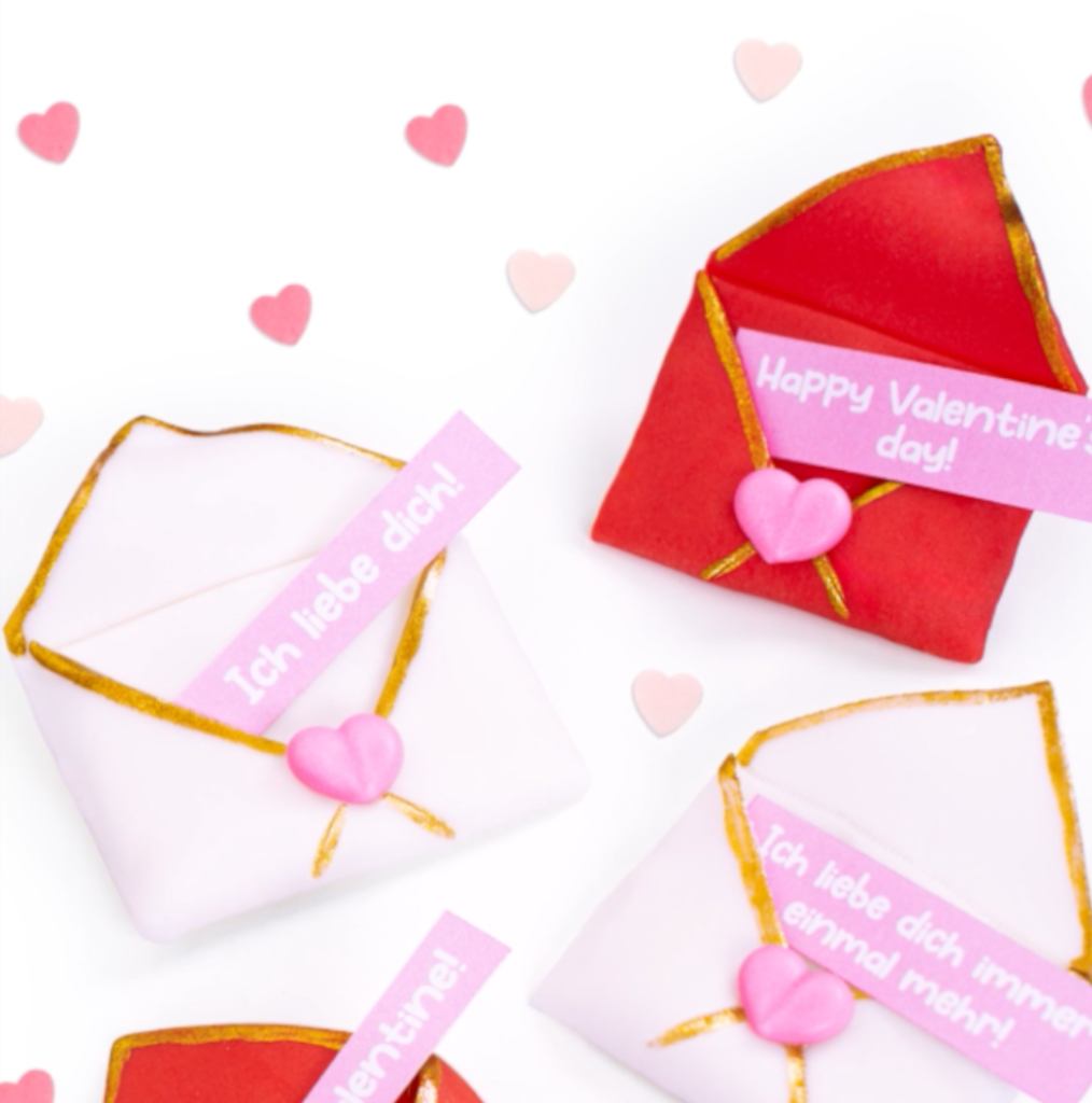 Walentynkowe słodkie listy