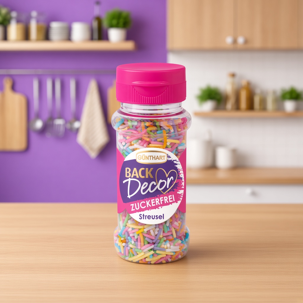 Posypka bez cukru kolorowa 65 g